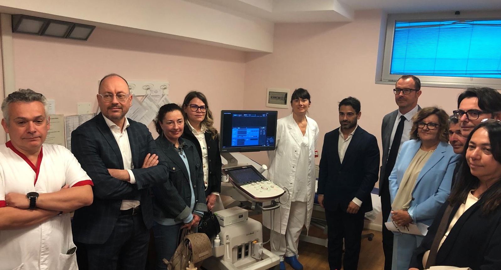  INAUGURAZIONE DEL NUOVO ECOGRAFO, PRESSO L’ OSPEDALE DI LUGO, CON IL CONTRIBUTO DI ICEL