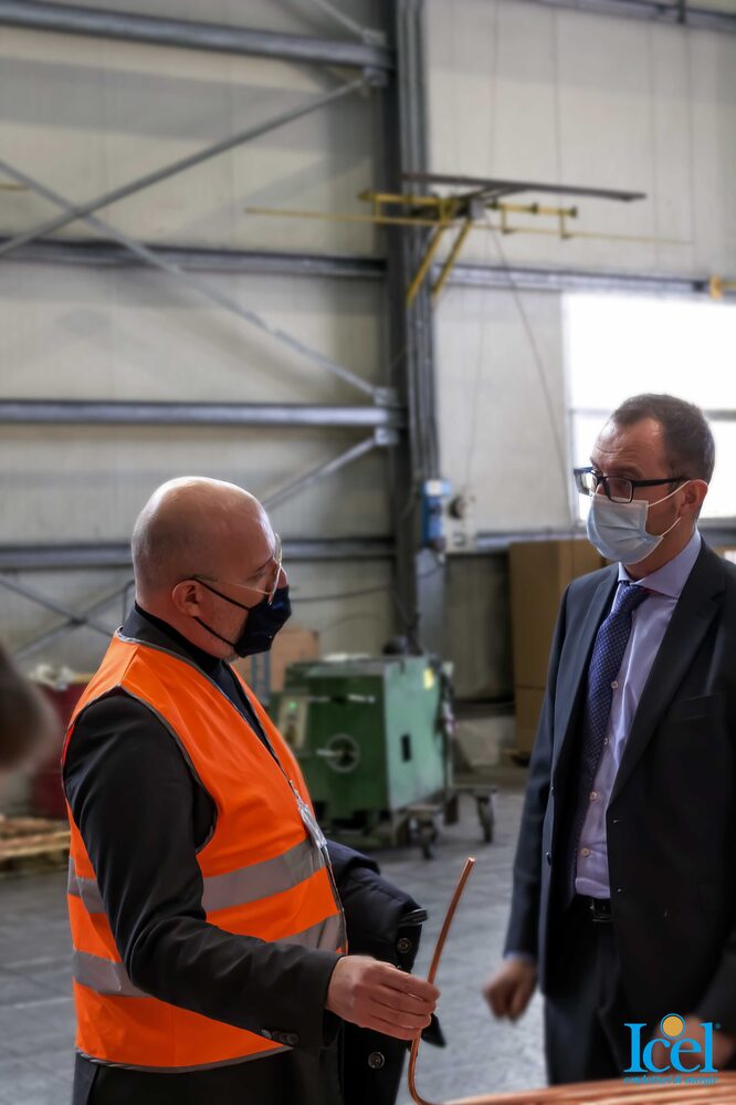 STEFANO BONACCINI IN VISITA ALLA COOPERATIVA ICEL DI LUGO