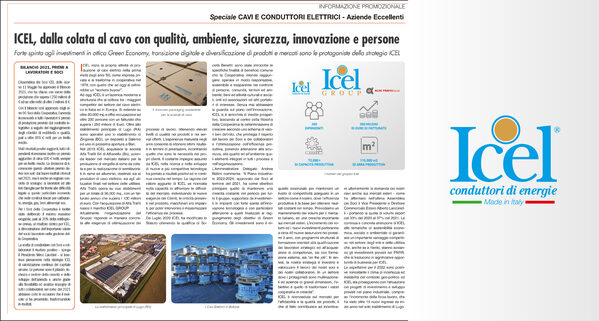 IL GRUPPO ICEL SUL "IL SOLE 24 ORE"